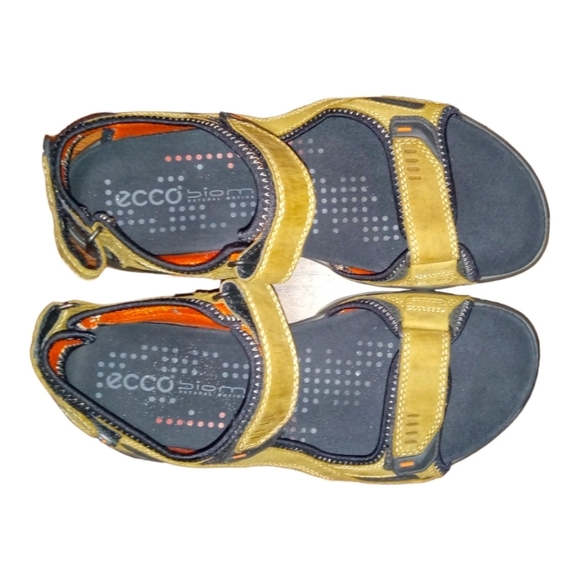 Ecco Biom Yak Hiking Sandals Mens Shoes 43  Brown Leather Trail - Picture 3 of 5